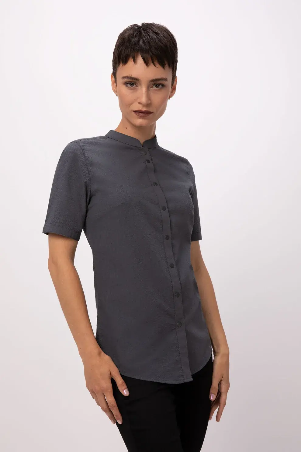 Seersucker Womens Shirt(SHC08W)