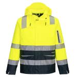 Huski Hi-Vis Mens Contrast Rain Jacket (K8201)