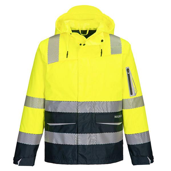 Huski Hi-Vis Mens Contrast Rain Jacket (K8201)
