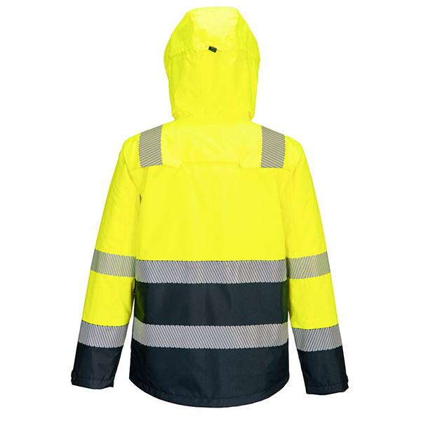 Huski Hi-Vis Mens Contrast Rain Jacket (K8201)