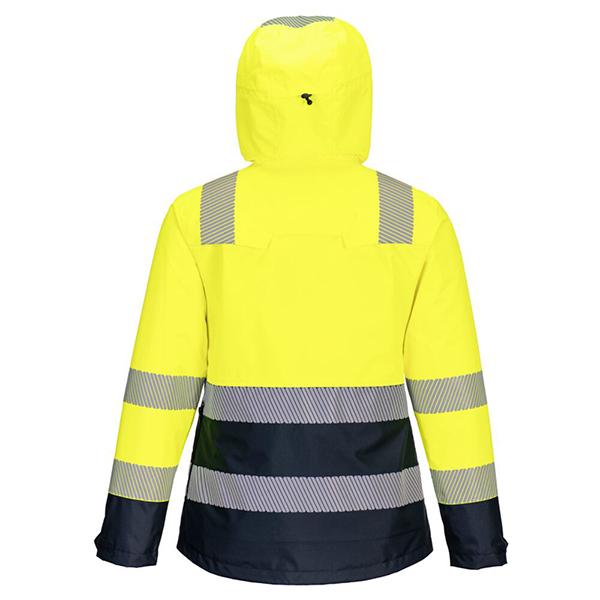 Huski Hi-Vis Womens Contrast Rain Jacket (K8202)