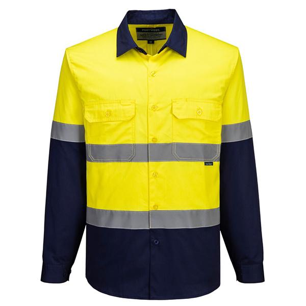 Hi Vis Lightweight Contrast Shirt L/S (MA803)