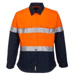 Hi-Vis Womens Contrast Shirt L/S (ML108)