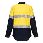 Hi-Vis Womens Contrast Shirt L/S (ML108)