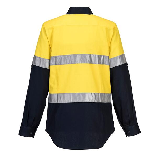 Hi-Vis Womens Contrast Shirt L/S (ML108)