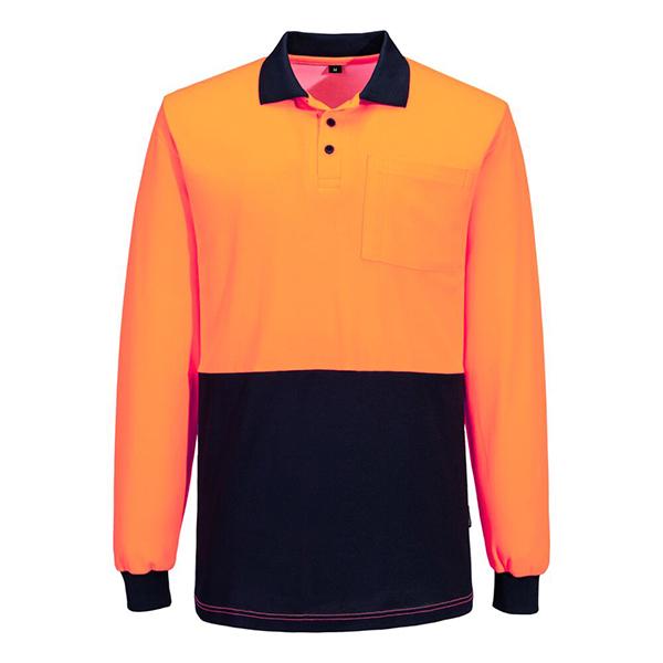 Hi Vis Cotton Comfort Polo LS (MP414)