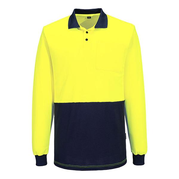 Hi Vis Cotton Comfort Polo LS (MP414)